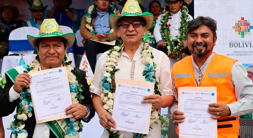 Bolivia inicia la elaboración de EDTP para construir alcantarillado sanitario y PTAR en La Guardia