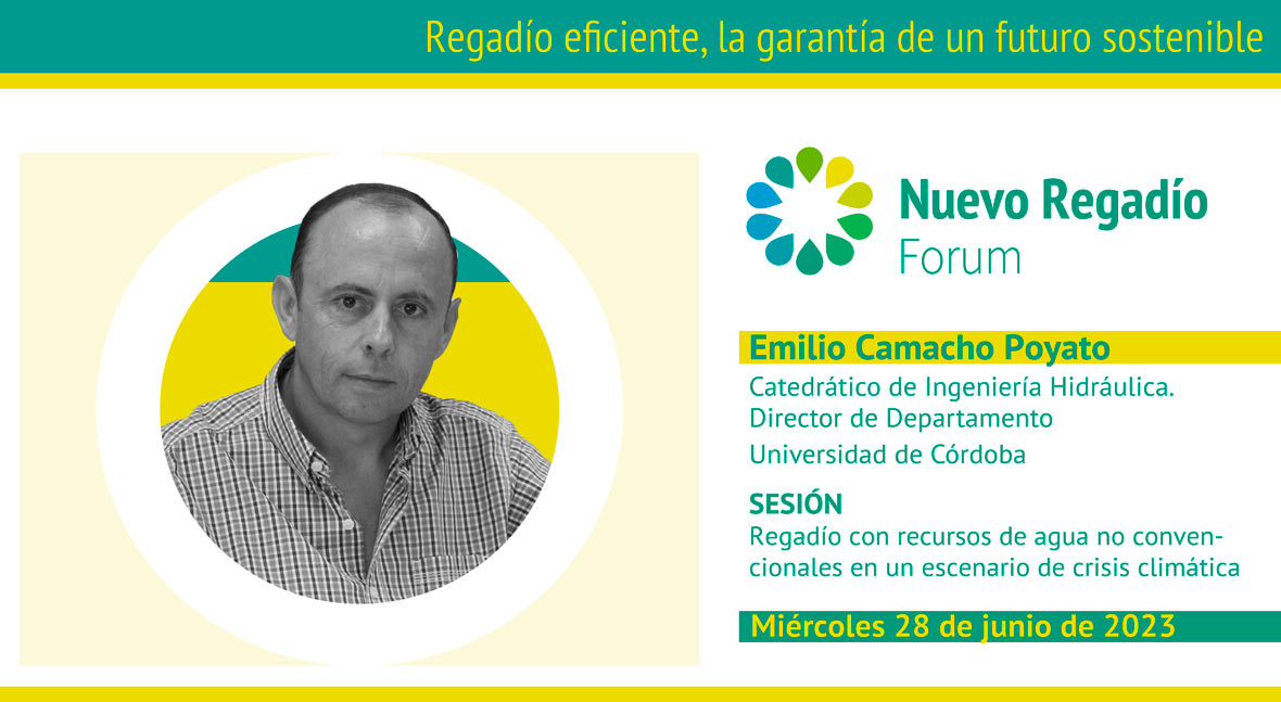 Emilio Camacho: “Los nutrientes en el agua pueden causar problemas de toxicidad y salinidad”
