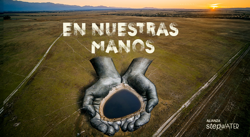 Una obra de arte en una laguna evidencia que la solución al desafío del agua está En nuestra manos