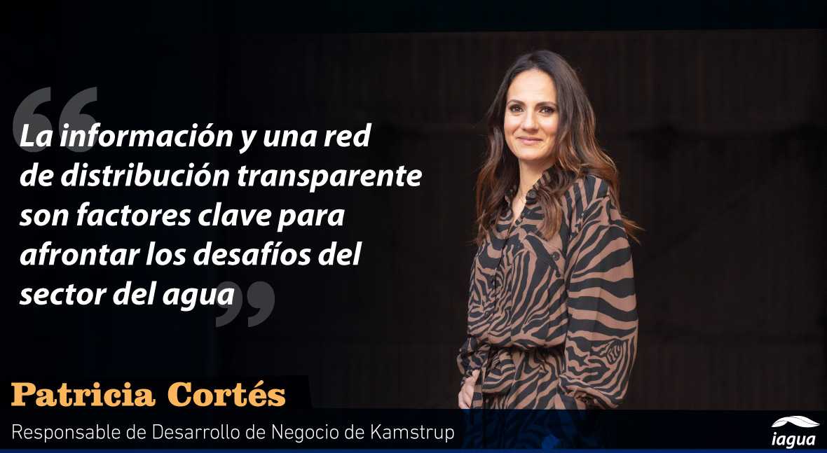 Patricia Cortés, Kamstrup. Imagen: Pablo González Cebrián/iAgua.