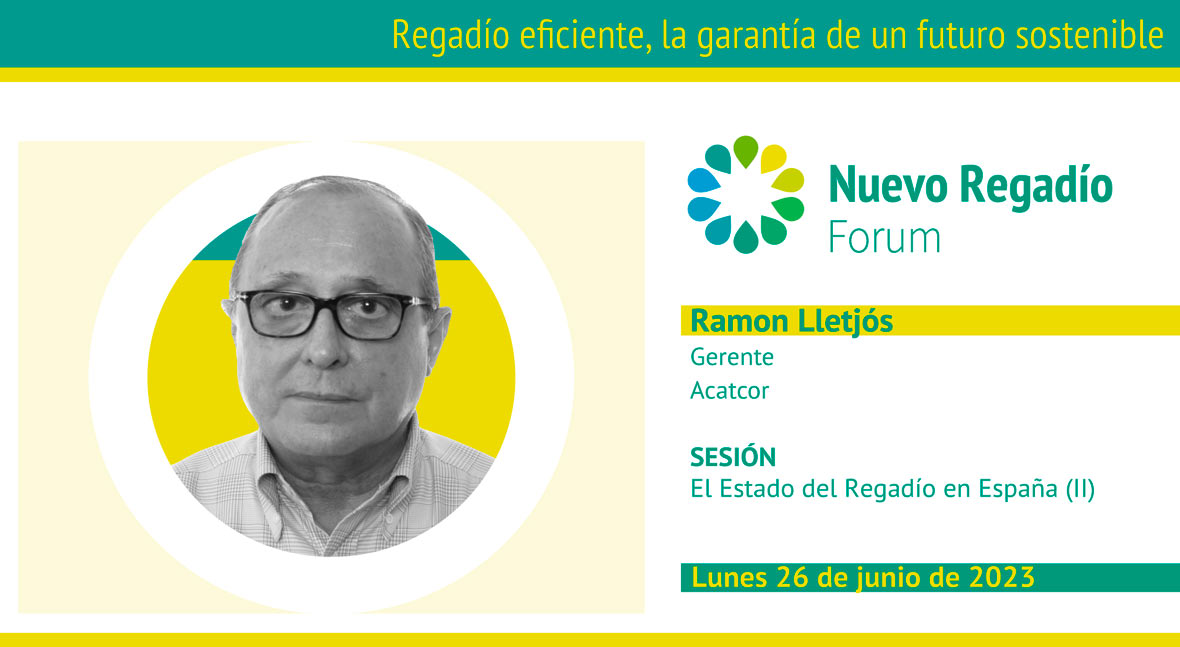 Ramón Lletjos: «Optimizar el potencial del regadío es clave para el aprovisionamiento en Cataluña»