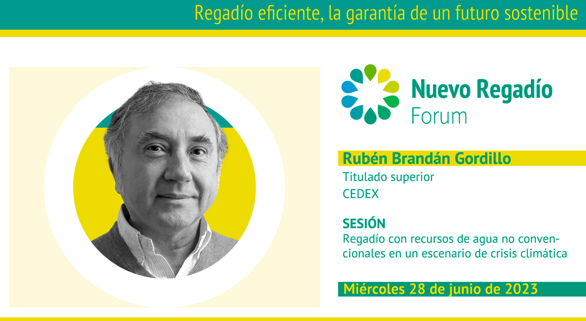 «El Reglamento UE 2020/741 es una oportunidad para fomentar el uso del agua regenerada en regadío»