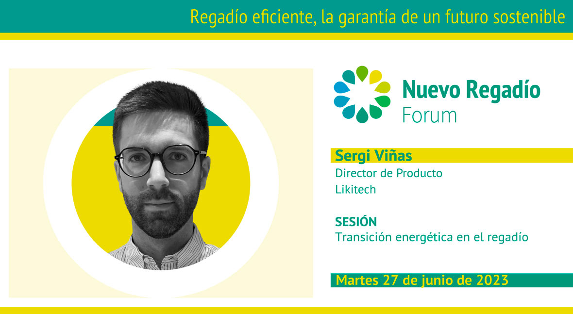 Sergi Viñas: “Un sistema de riego de alta eficiencia puede ahorrar más del 20% de la energía”