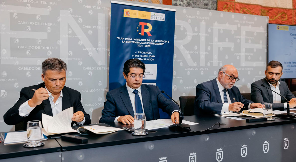 SEIASA acometerá dos proyectos para modernizar 1.036 hectáreas en el sur de la isla de Tenerife