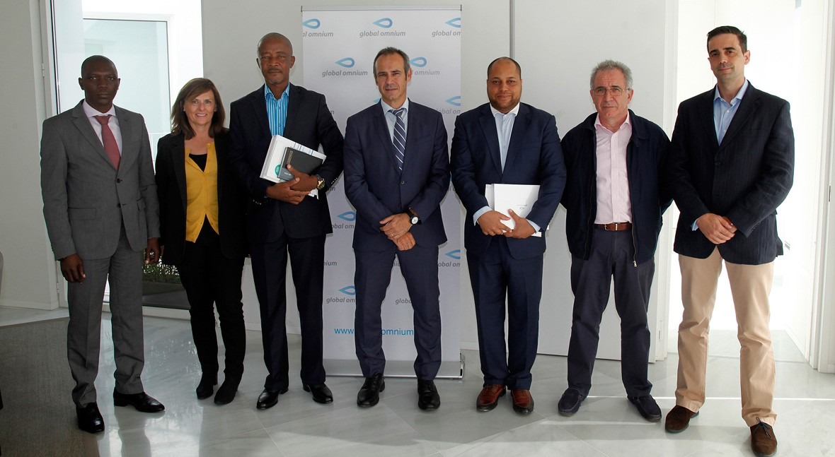 empresa angoleña Aguas Manaje conoce tecnología instalaciones Global Omnium