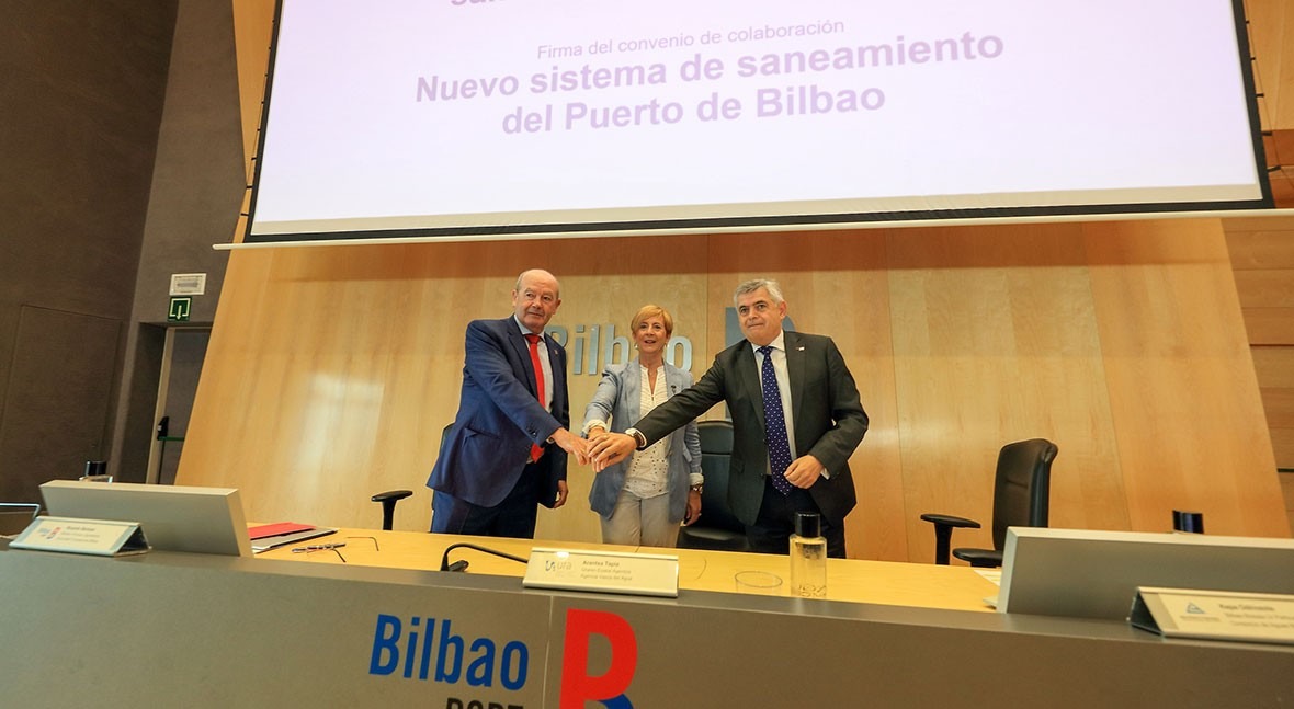 URA licita primera fase obras nuevo sistema saneamiento Puerto Bilbao