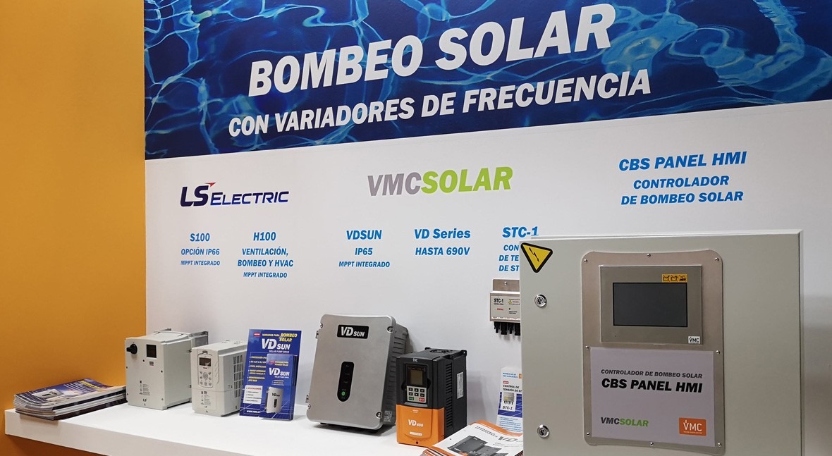 VMC presenta Genera 2022 soluciones bombeo solar variadores
