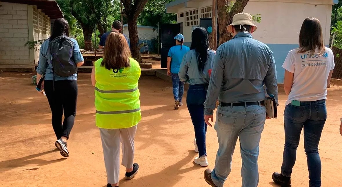 UNICEF y CAF evalúan resultados proyecto agua y saneamiento escuelas Zulia