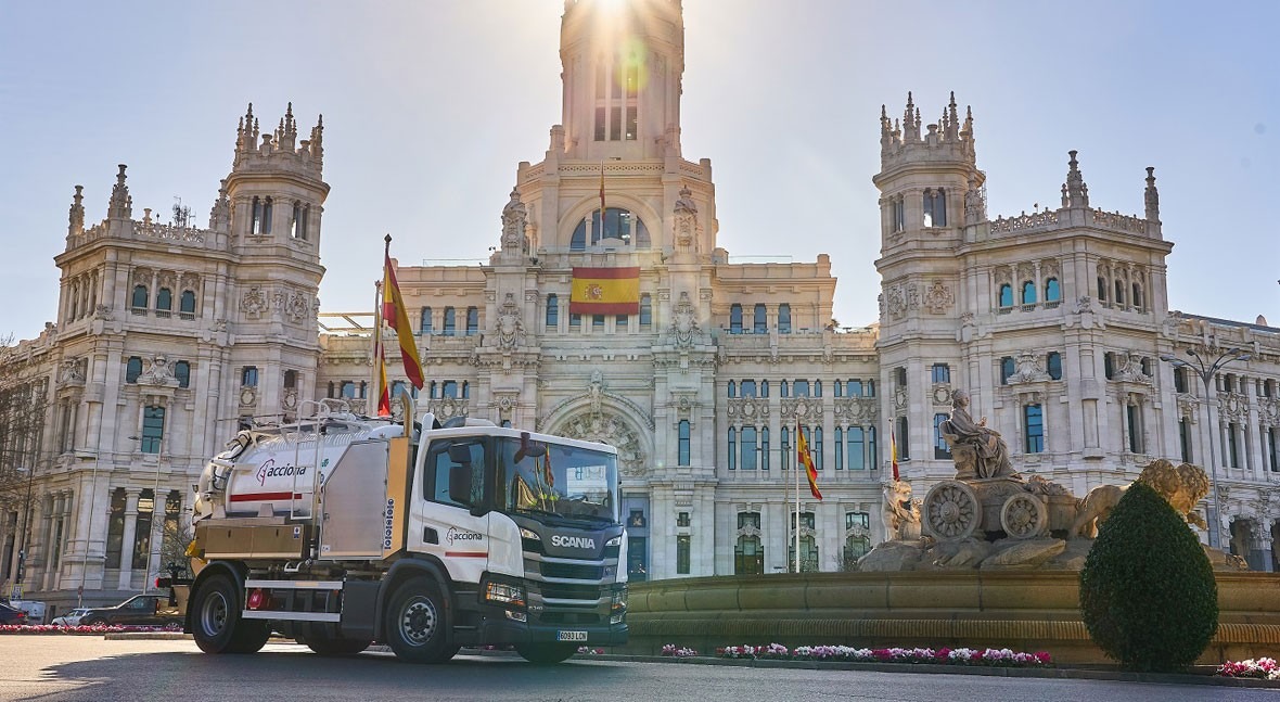 ACCIONA incorpora vehículos Eco mantenimiento alcantarillado Comunidad Madrid