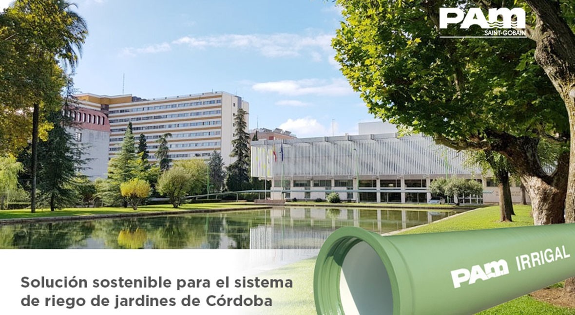 Irrigal Saint-Gobain PAM, solución sostenible riego jardines Córdoba