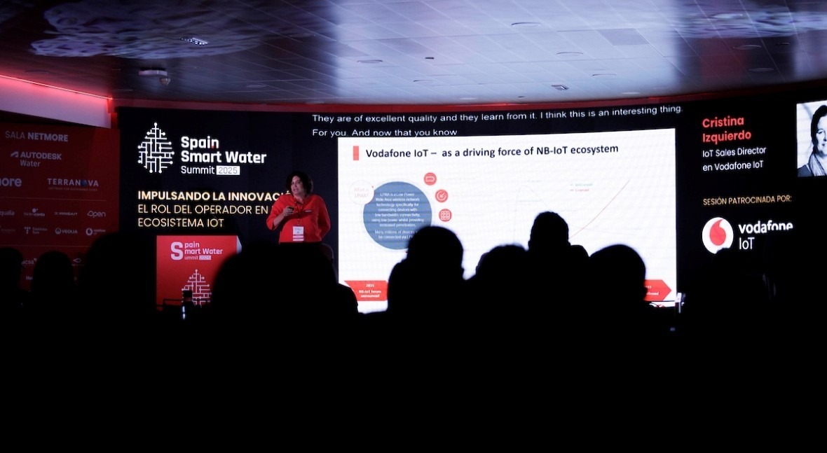 Cristina Izquierdo, IoT Sales Director en Vodafone IoT (Fotos iAgua).