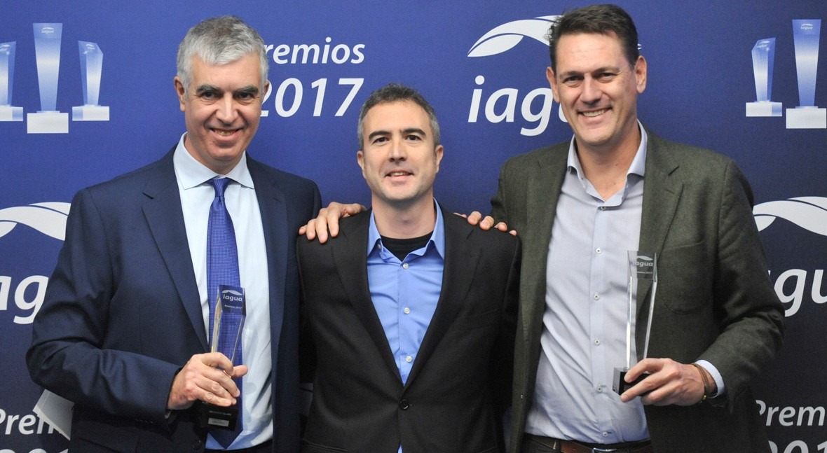 Antonio García Pastrana e Ignasi Serviá comparten Premio iAgua Influencers Año