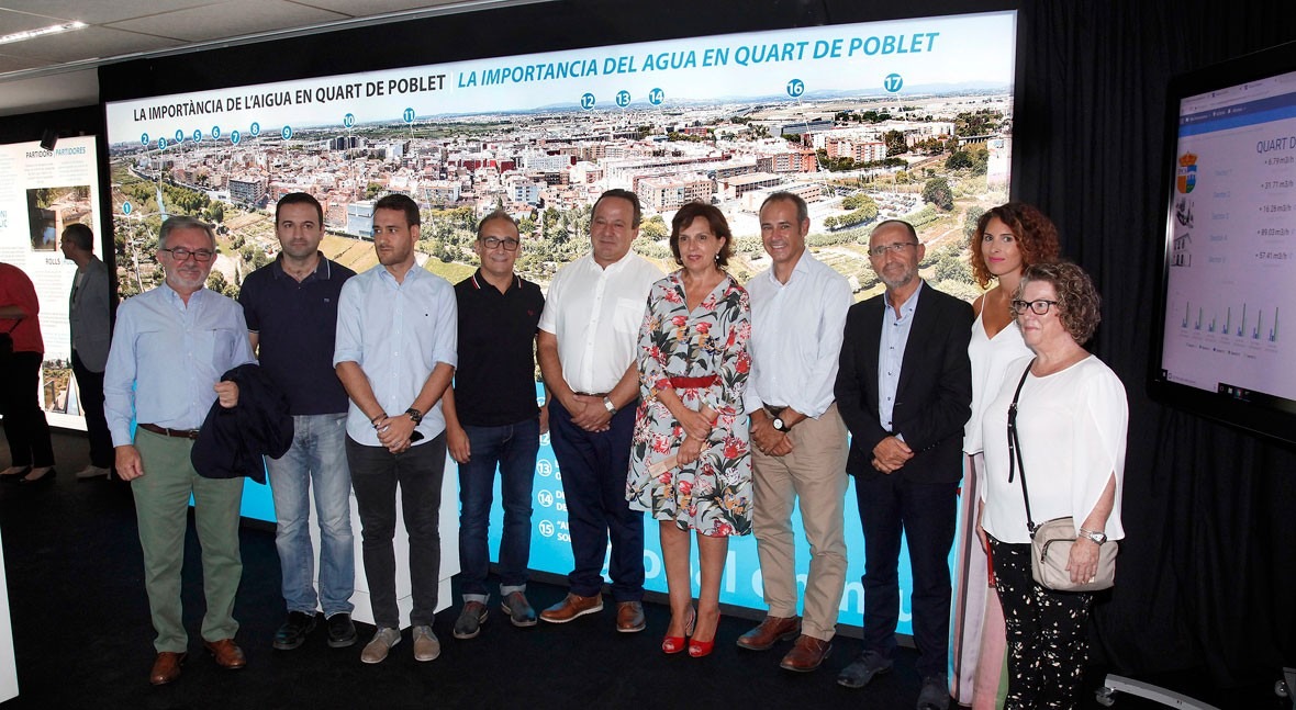 Quart Poblet inaugura exposición gestión agua comarca