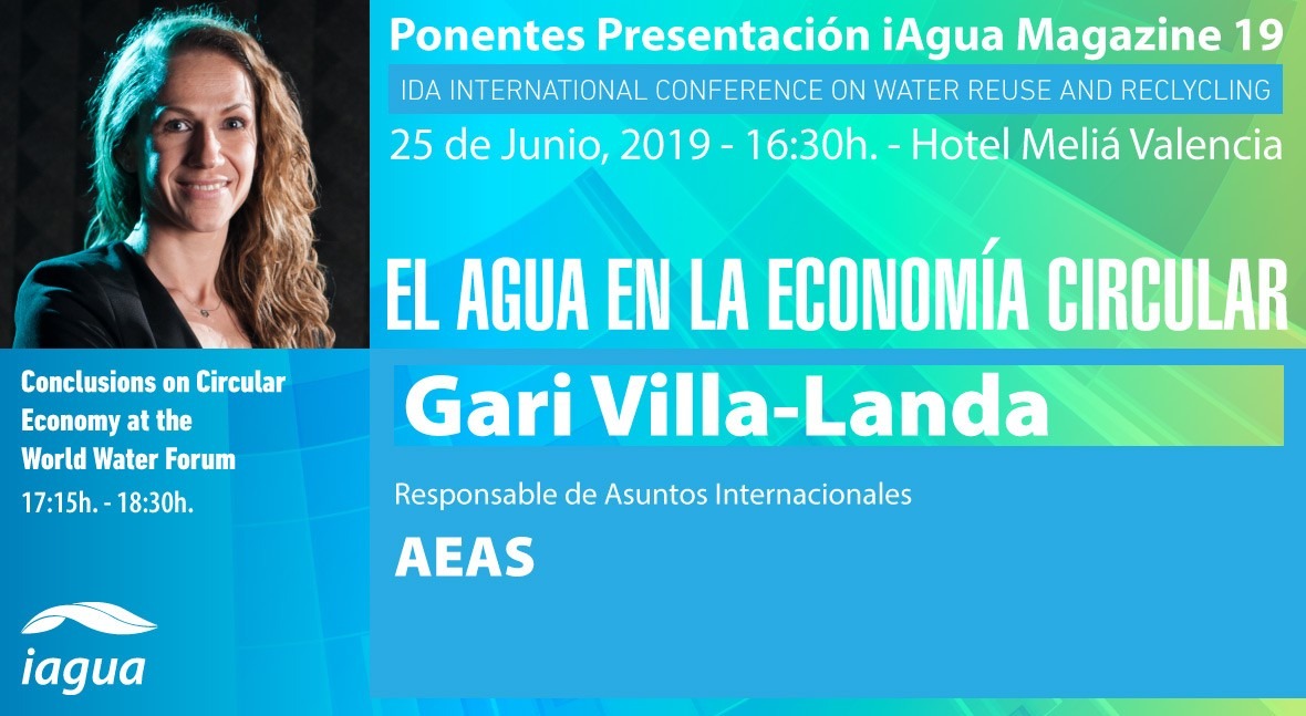 Gari Villa-Landa (AEAS), ponente presentación iAgua Magazine 19