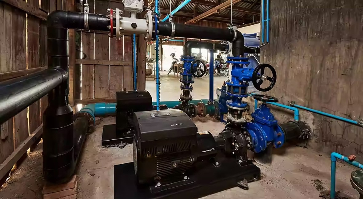 planta aguas camboyana logra ahorrar 20% energía y mejorar suministro