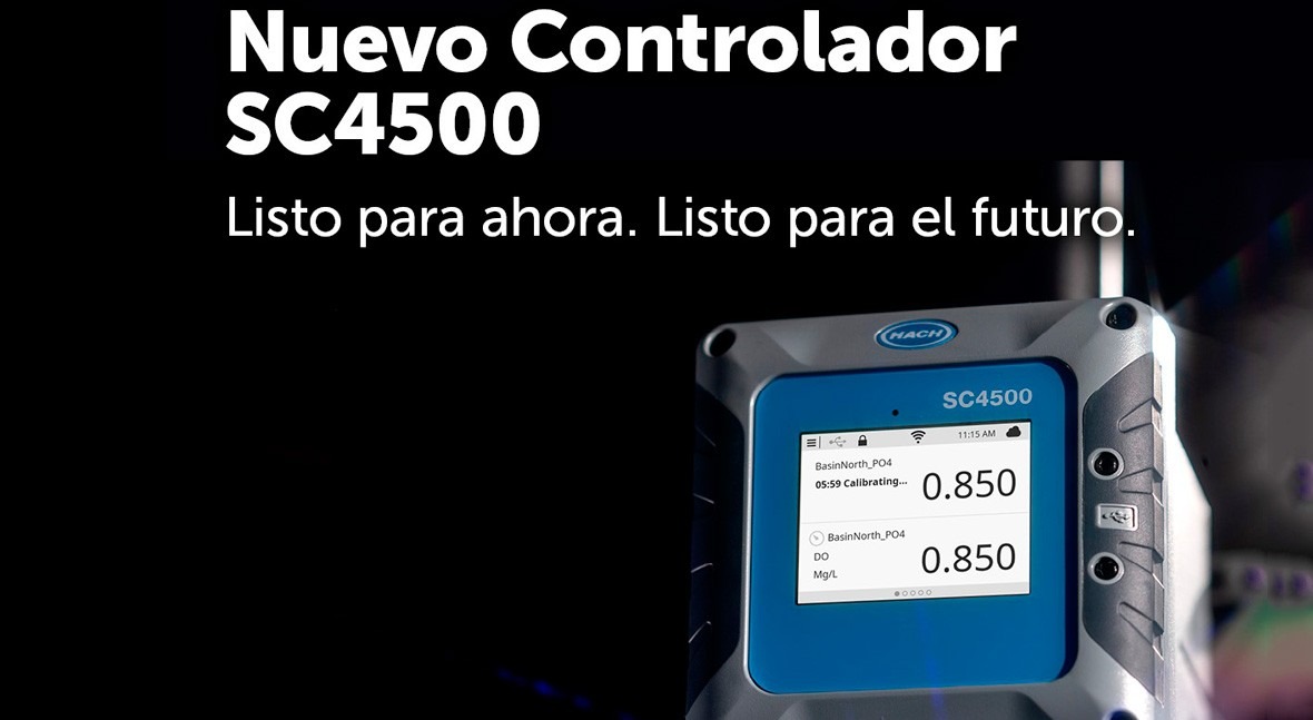 Hach presenta nuevo controlador SC4500: Listo presente, preparado futuro