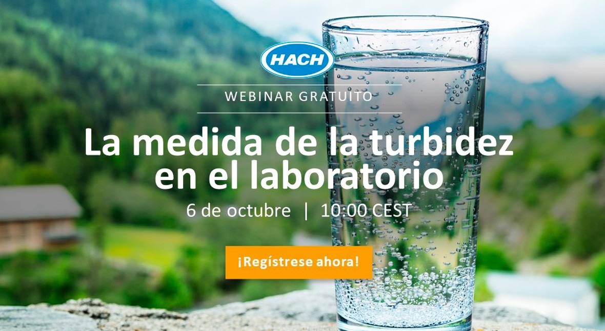 Hach presenta nuevo Webinar “ medida turbidez laboratorio”