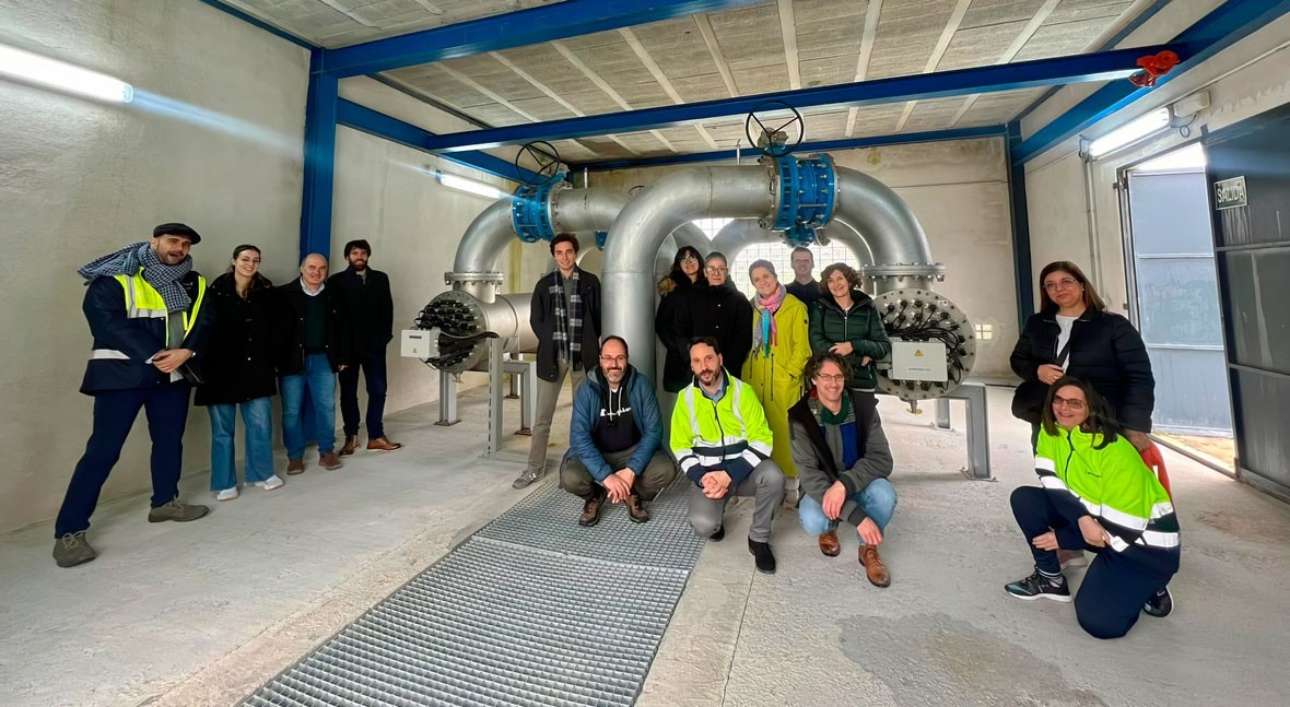 Visita de los participantes en el proyecto I-Rewater a las instalaciones que gestiona Gestagua en Lugo.