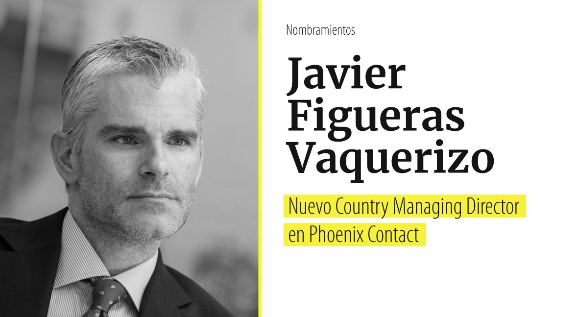 Javier Figueras Vaquerizo, nuevo Country Managing Director Phoenix Contact