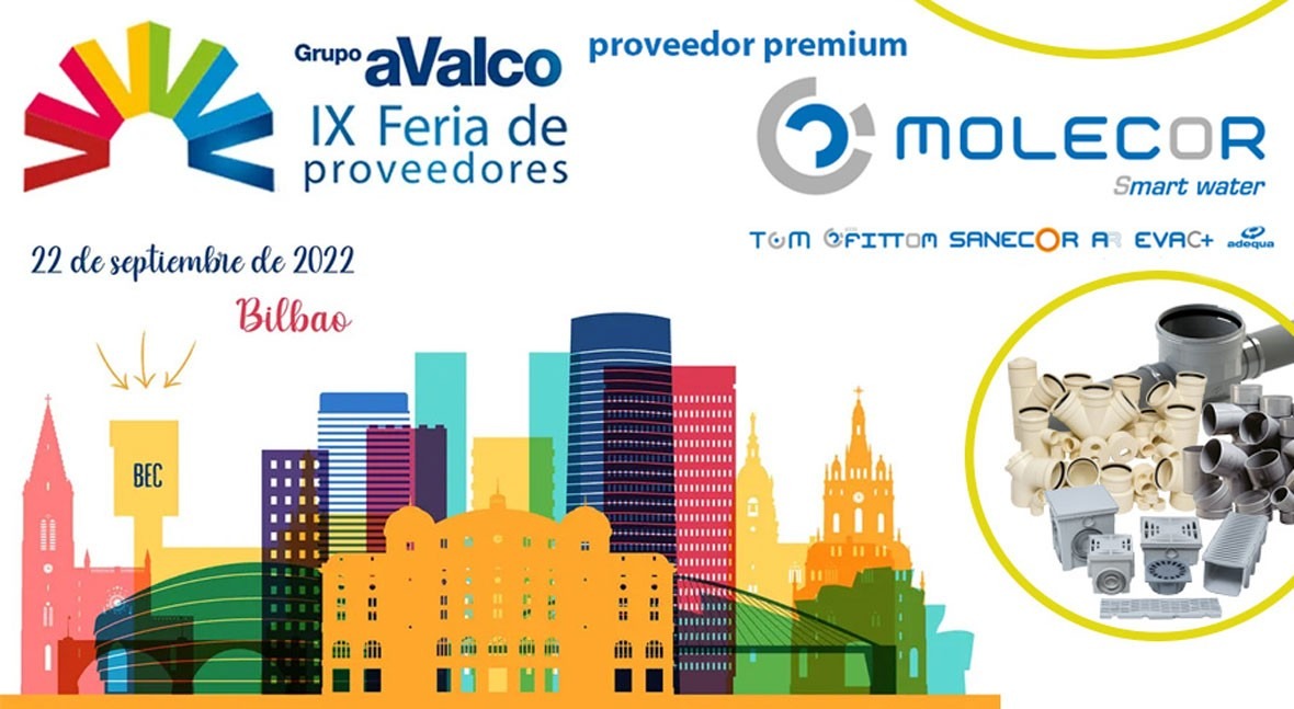 Molecor presente IX Feria proveedores y socios Avalco Bilbao