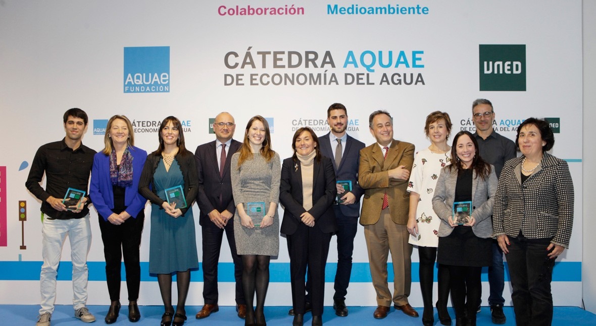 cambio climático, protagonista trabajos reconocidos Premios Cátedra Aquae 2017