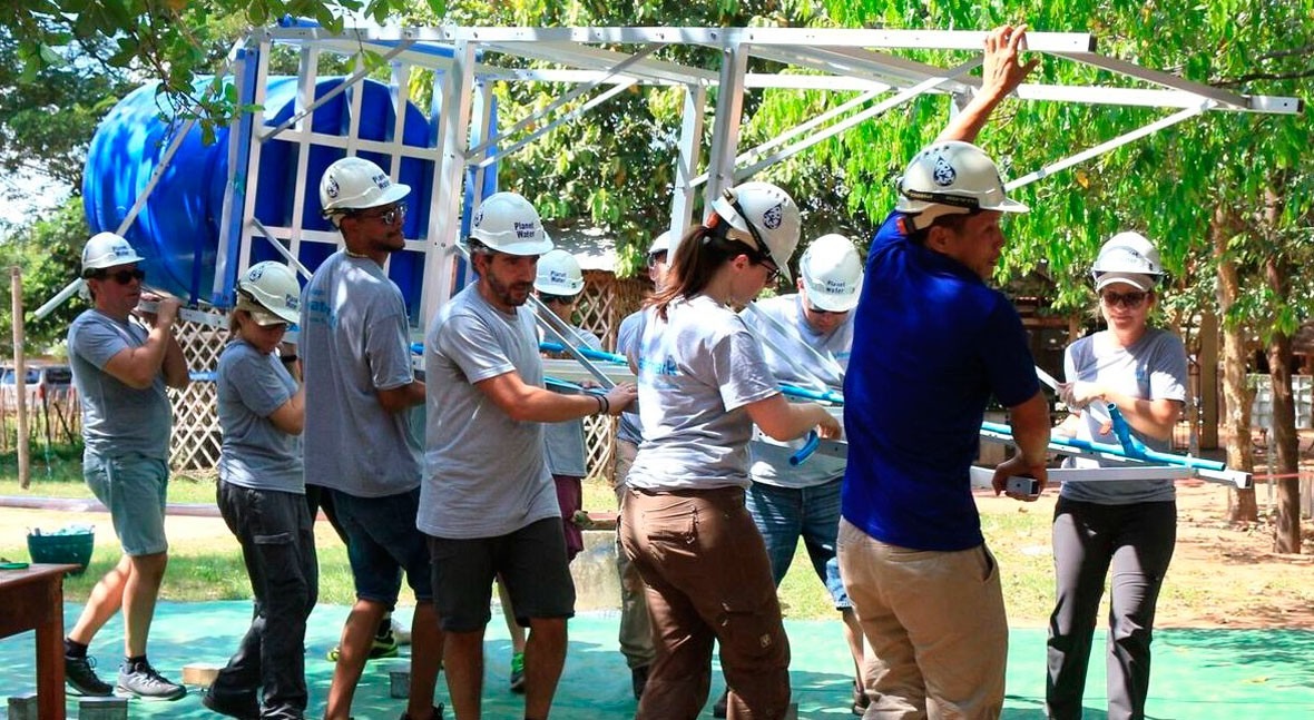 Xylem suministra agua y energía 4.000 personas aldeas remotas Camboya
