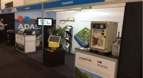 equipos monitoreo calidad aguas Adasa, presentes Ozwater’16, Melburne