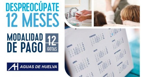 Aguas Huelva se une al lanzamiento nueva modalidad pago "12 Gotas"