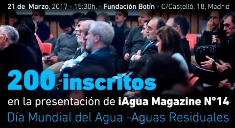200 inscritos presentación iAgua Magazine 14