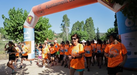 WAW y ONG World Vision celebran localidad Tiana carrera solidaria Global 6K For Water