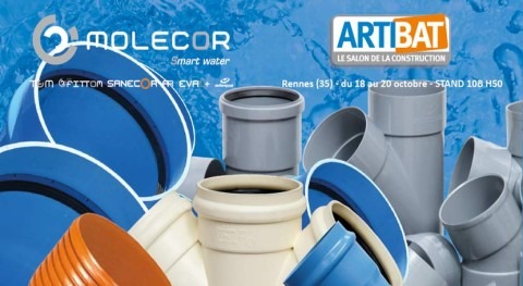 Molecor estará presente Artibat primera vez