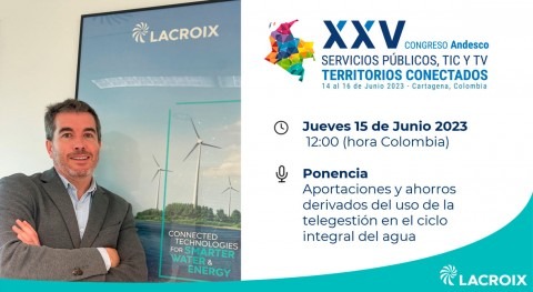 LACROIX presentará ventajas uso telegestión ciclo agua Colombia