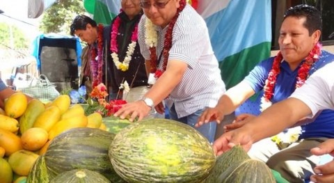 obras mejora riego municipio boliviano Omereque permitirá mejorar producción zona