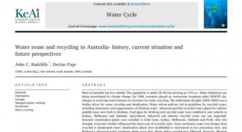 reutilización agua Australia: fuente inspiración