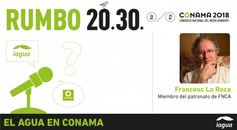 Francesc Roca: "Hay que situar centro política aguas cambio climático"
