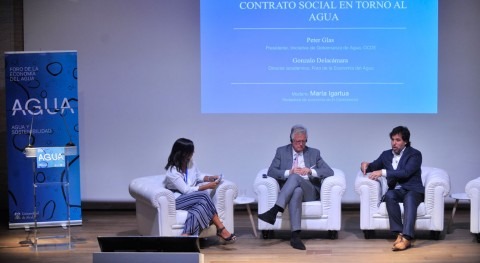 Diálogo Peter Glas y Gonzalo Delacámara VIII Foro Economía Agua