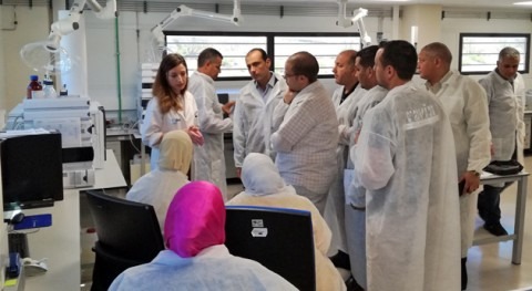 Expertos Ministerio Recursos Hídricos y Regadíos Egipto visitan IMDEA Agua