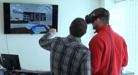 realidad virtual y realidad aumentada son hecho depuración agua Valdejalón