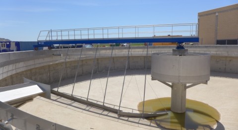 Recepción obras depuradora Aguas Residuales zona Utebo
