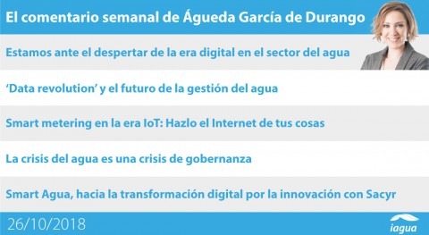 futuro digital gestión agua y crisis gobernanza, lo mejor semana iAgua