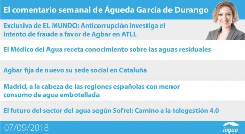 investigación fraude ATLL y agua grifo Madrid, lo mejor semana iAgua