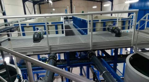 Gestagua termina éxito obras mejora ETAP Tauste