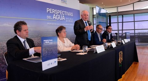 Expertos presentan estrategia integral atender escasez hídrica Valle México