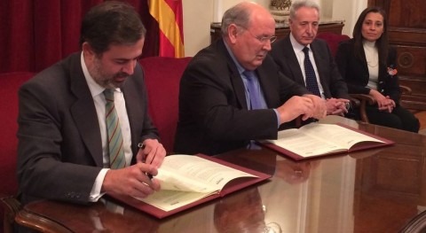 Riegos Alto Aragón atribuye firma protocolo Biscarrués "al esfuerzo regantes"