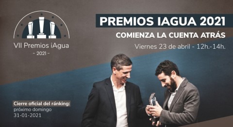 próximo 31 enero se cierra Ranking Premios iAgua 2021