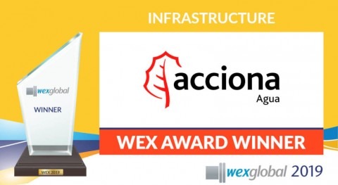 ACCIONA Agua gana premio mejor infraestructura sostenible XII congreso Wex