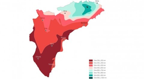 principal problema provincia Alicante: déficit hídrico