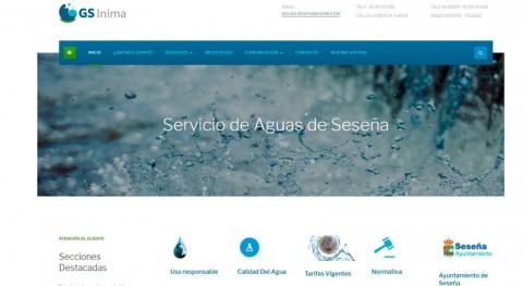 Servicio Agua Seseña pone servicio nueva página web