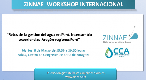 Retos gestión agua Perú: intercambio experiencias Aragón - Regiones Perú