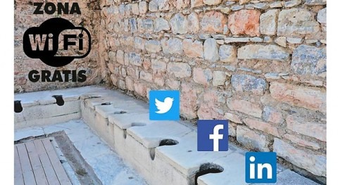 Aguas residuales, romanos y redes sociales